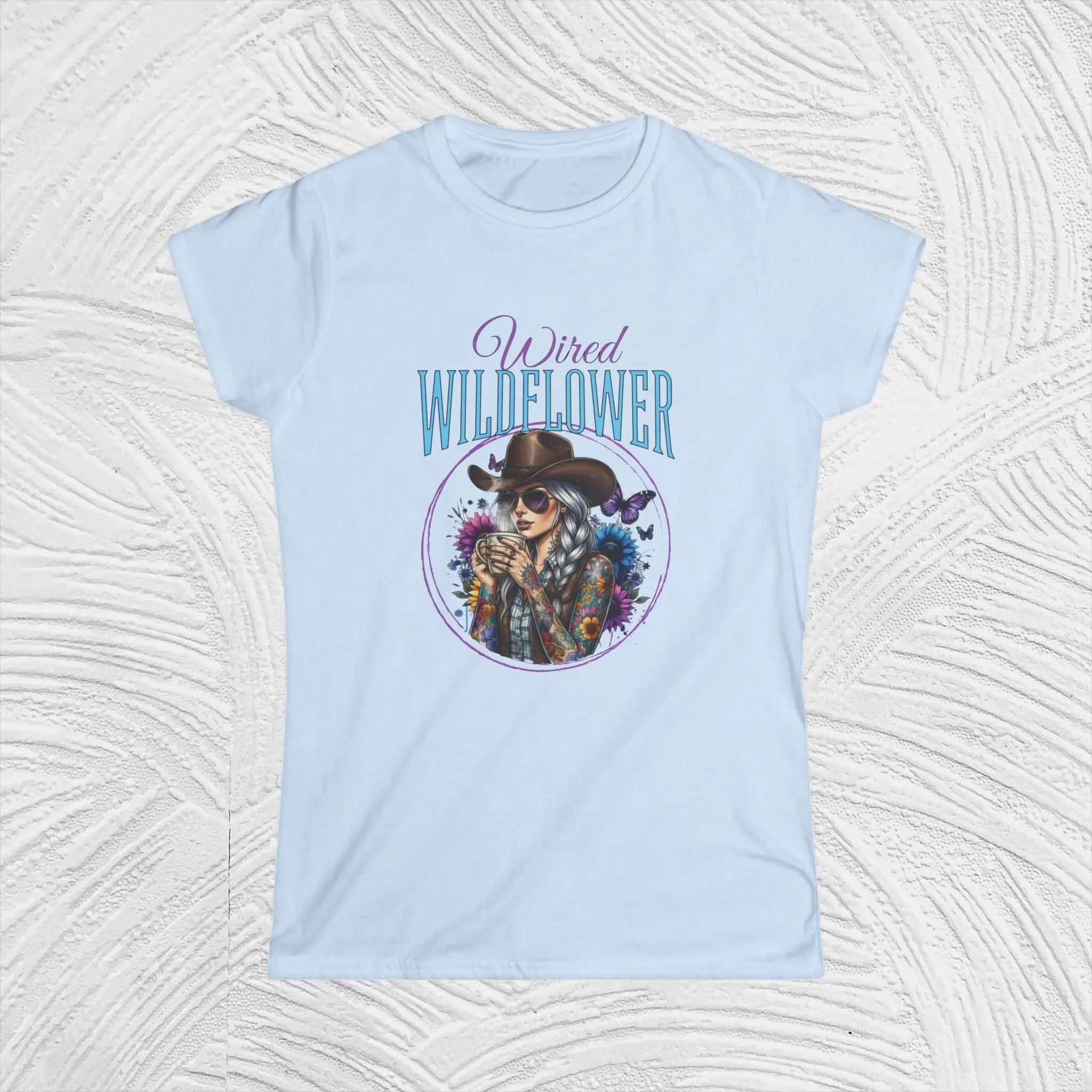 Wired Wildflower T-Shirt – 'Wildflower' Boho Western Tee for Women Printify