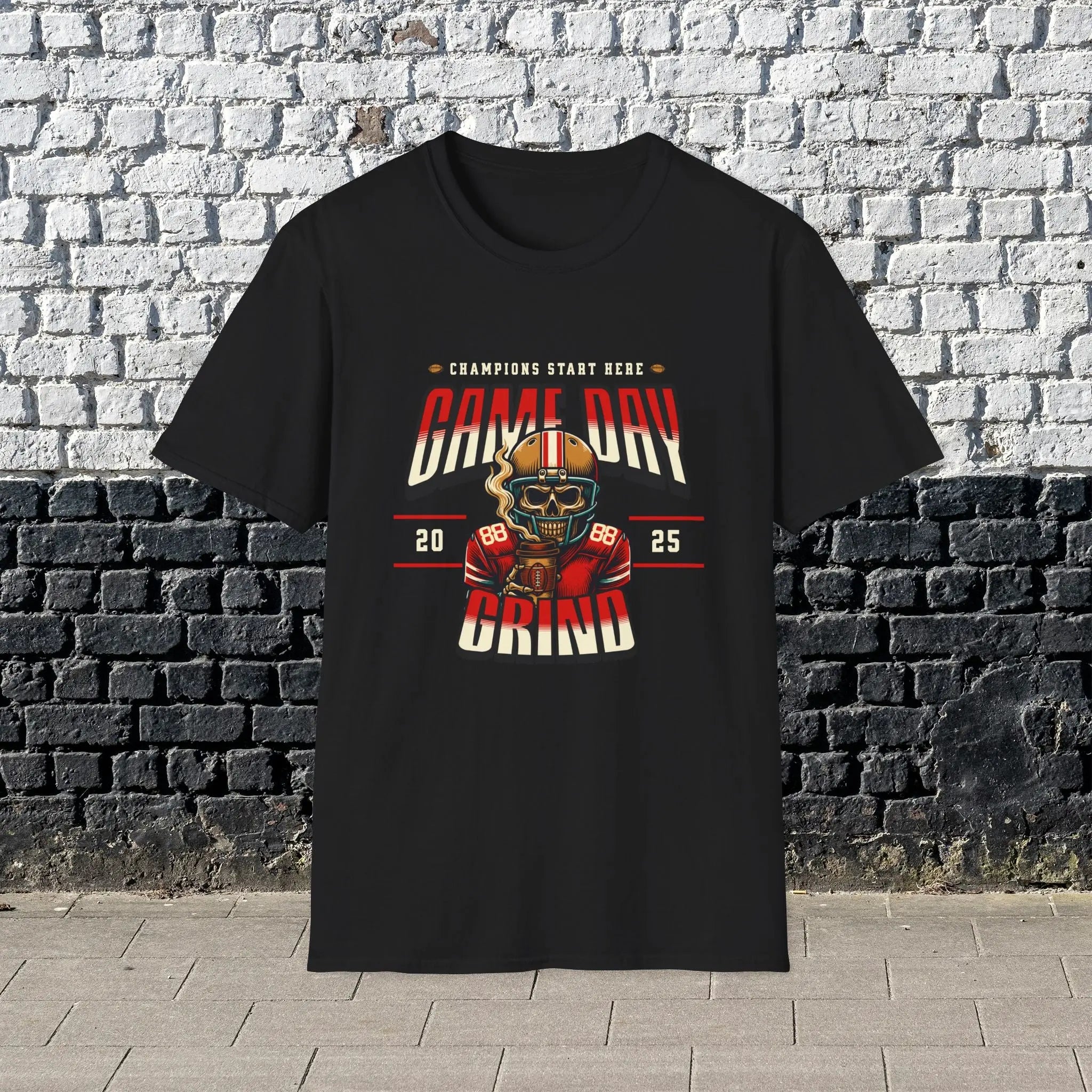 Game Day Grind T-shirt - Football Graphic Tee Printify