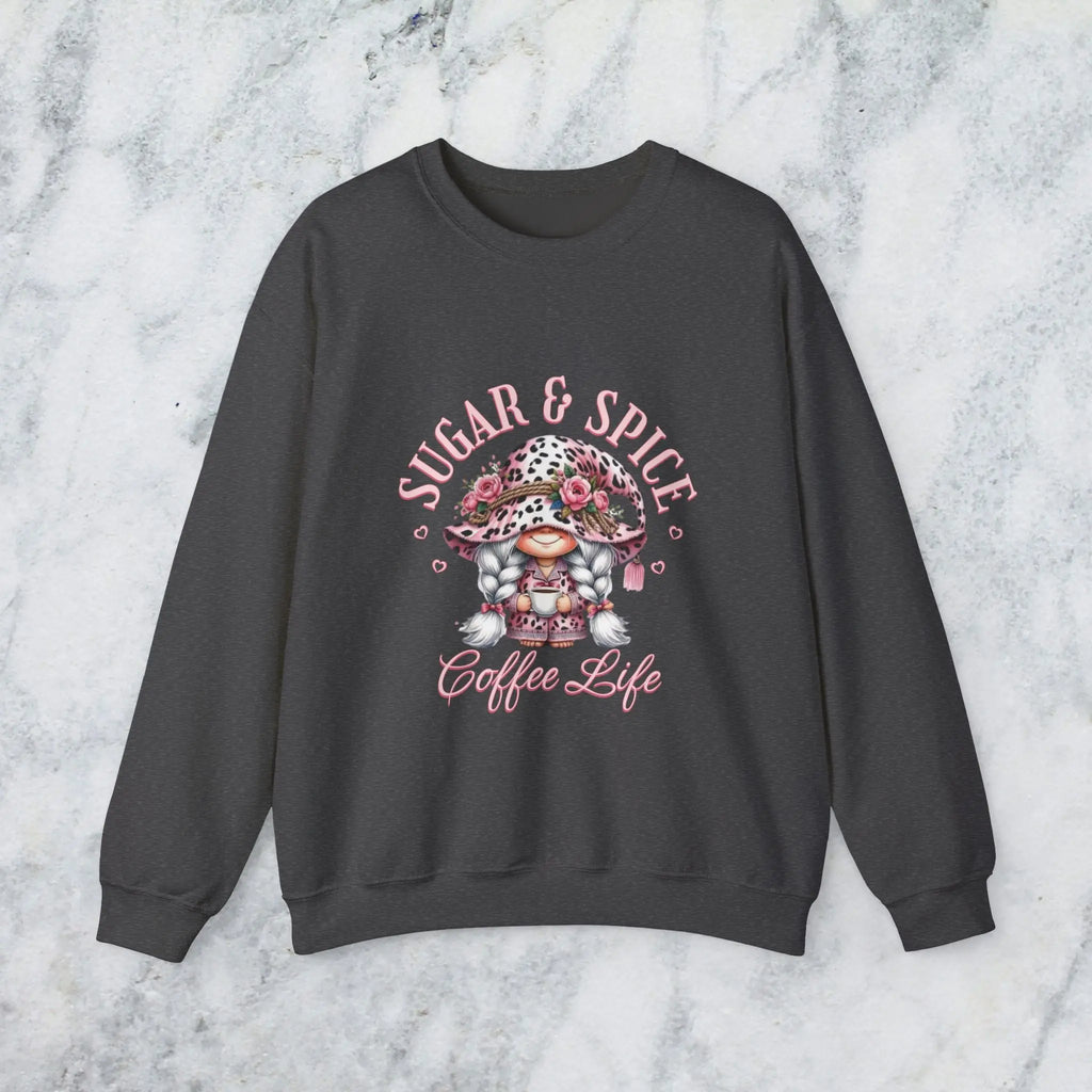 Sugar & Spice Sweatshirt | Cozy and Comfy Gift for Coffee Lovers Printify