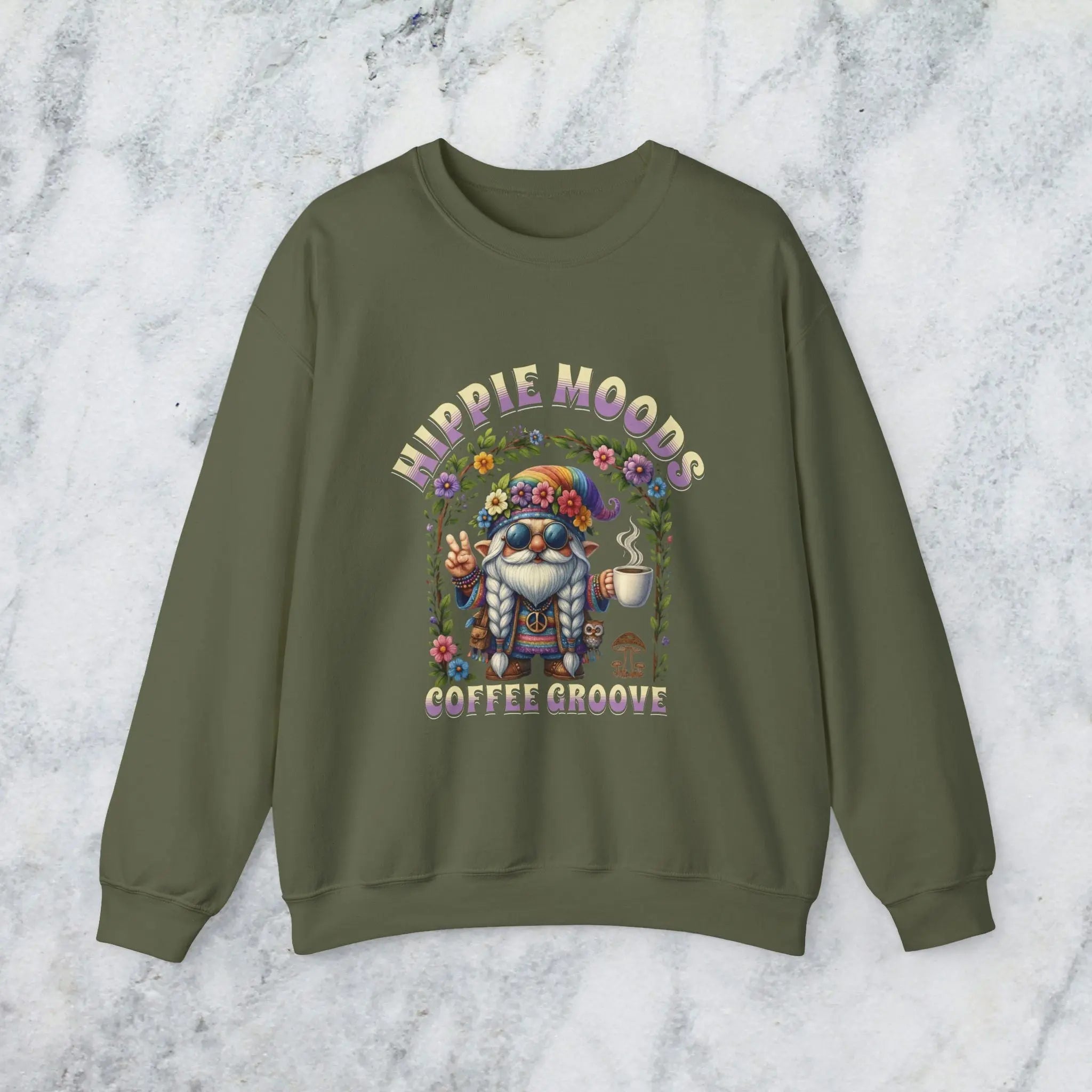 Hippie Gnome Sweatshirt - Boldly Bitter Company