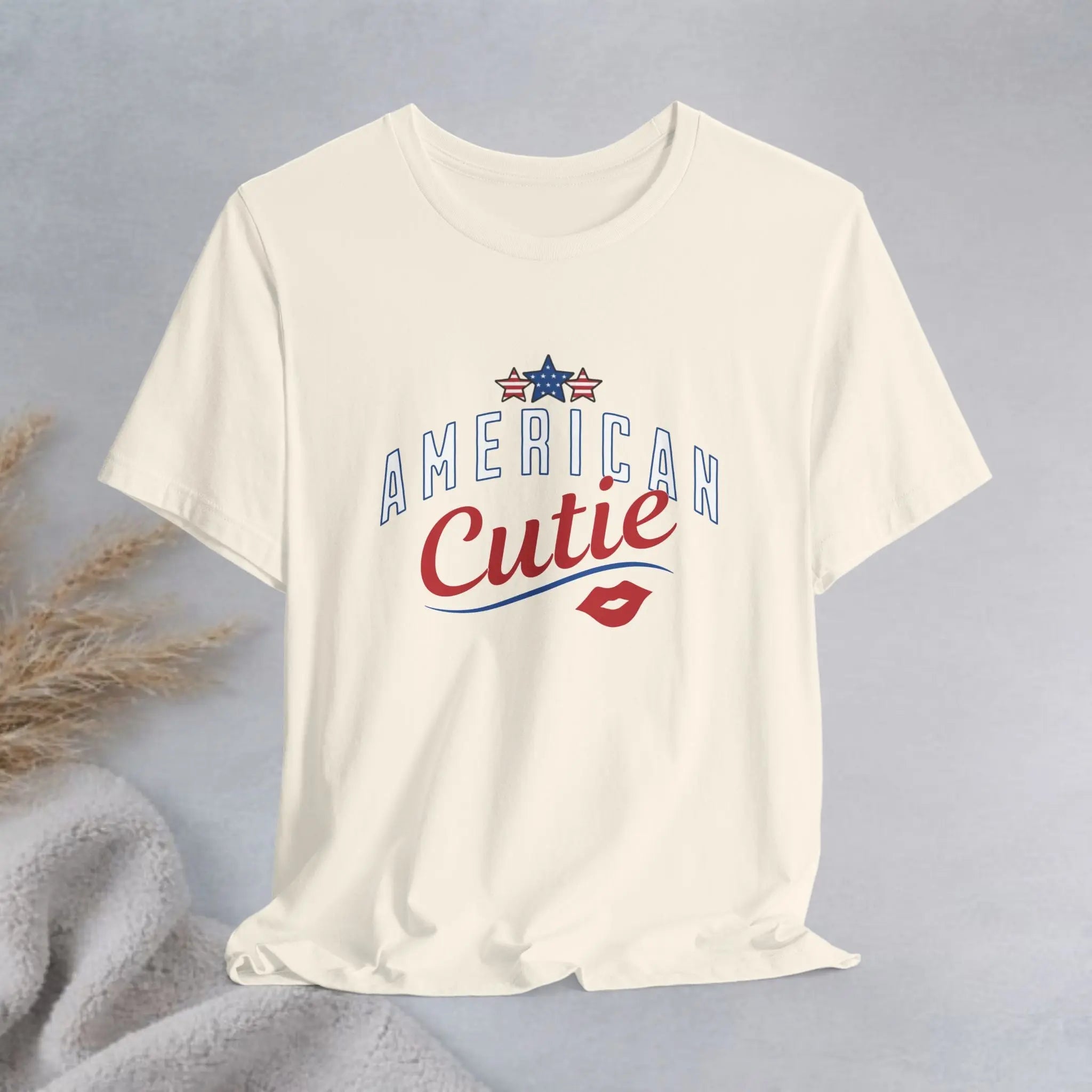 American Cutie Tee — Patriotic 4th of July Graphic T-Shirt Printify