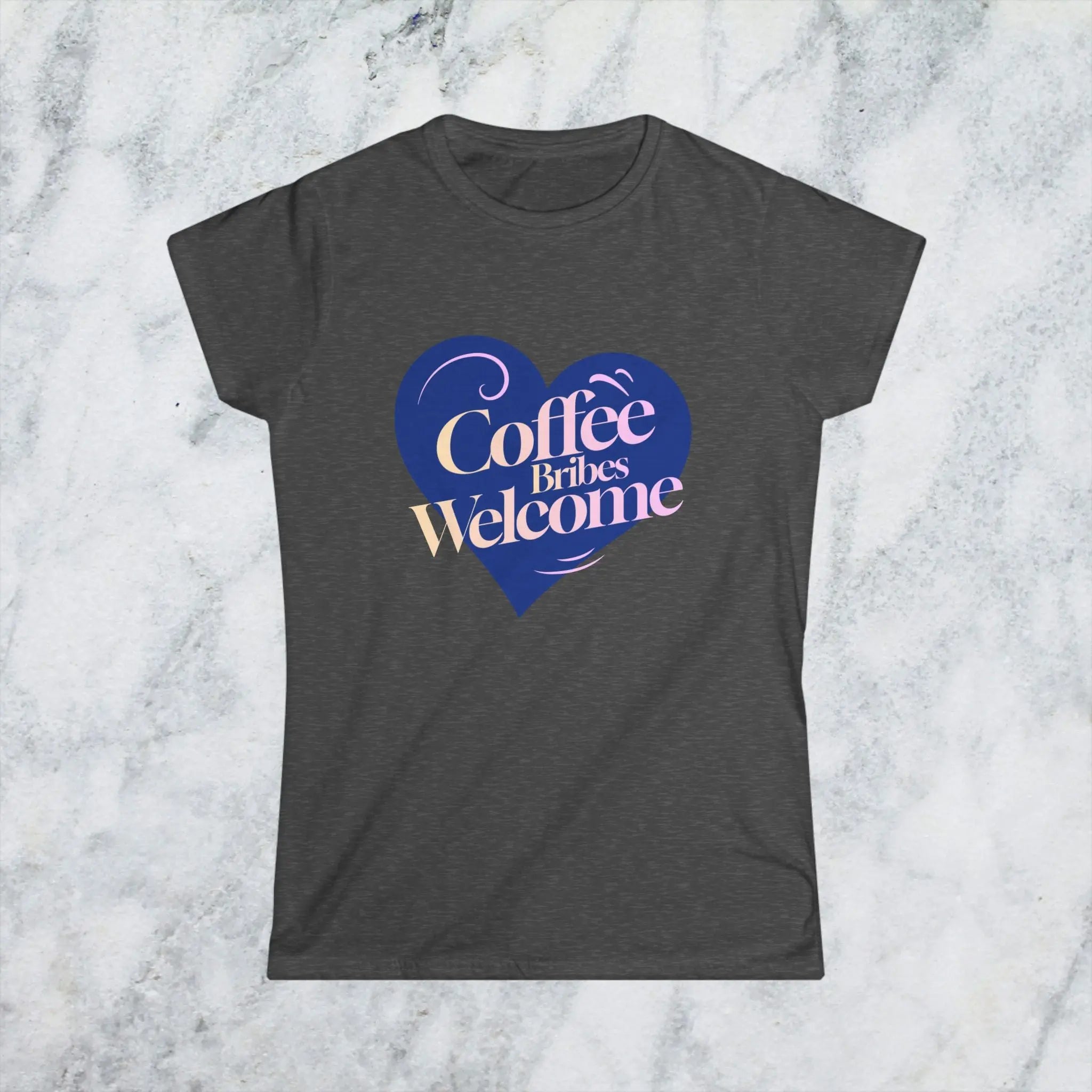 Coffee Bribes T-Shirt – Funny Coffee Lover Tee for Women, Caffeine Addict Gift, Sarcastic Work Humor Shirt Printify