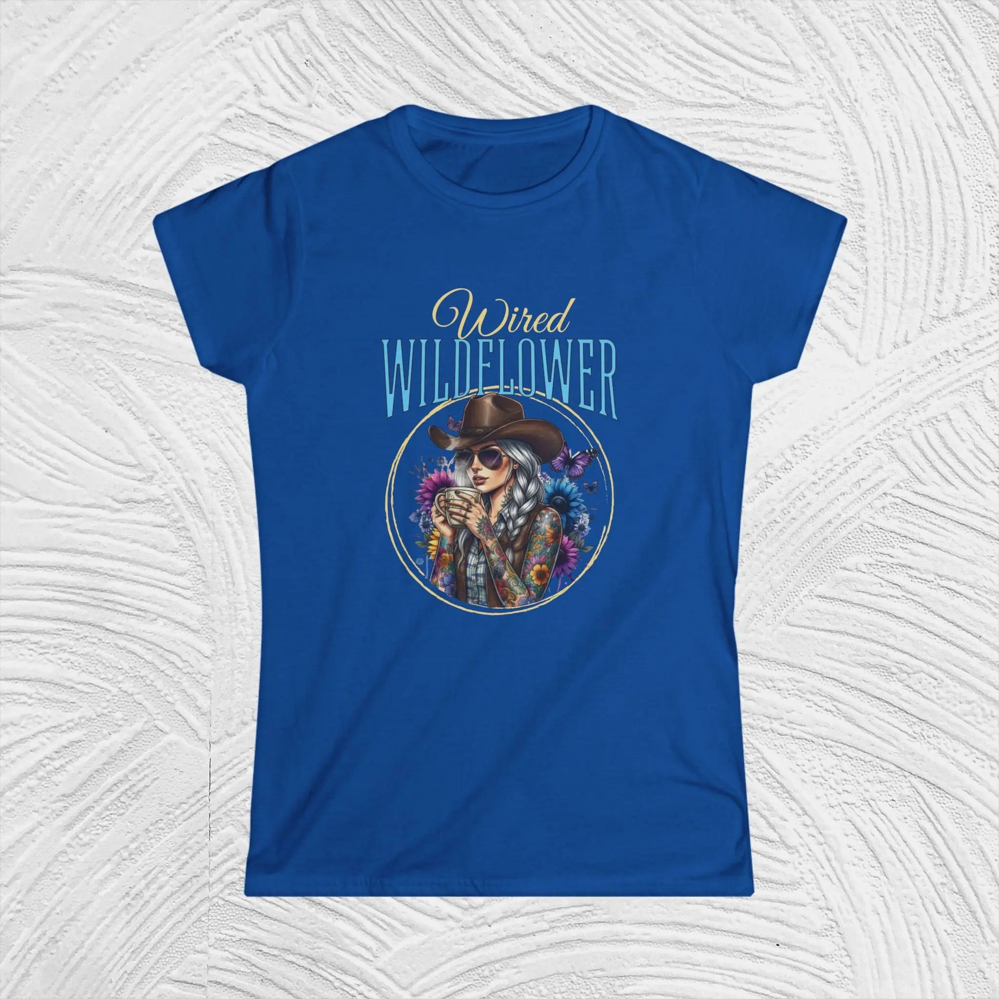 Wired Wildflower T-Shirt – 'Wildflower' Boho Western Tee for Women Printify