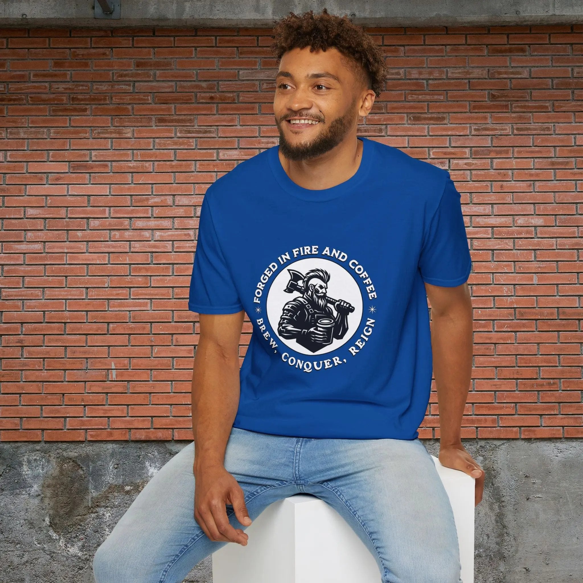 Forged in Fire Viking T-Shirt Printify