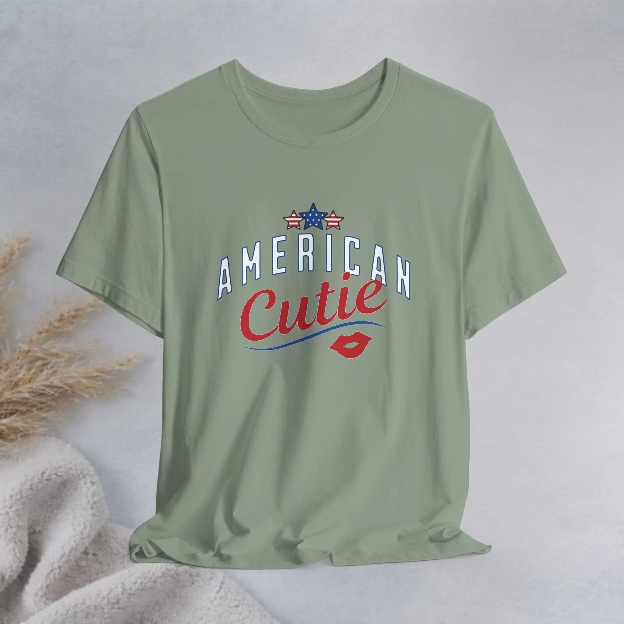 American Cutie Tee — Patriotic 4th of July Graphic T-Shirt Printify