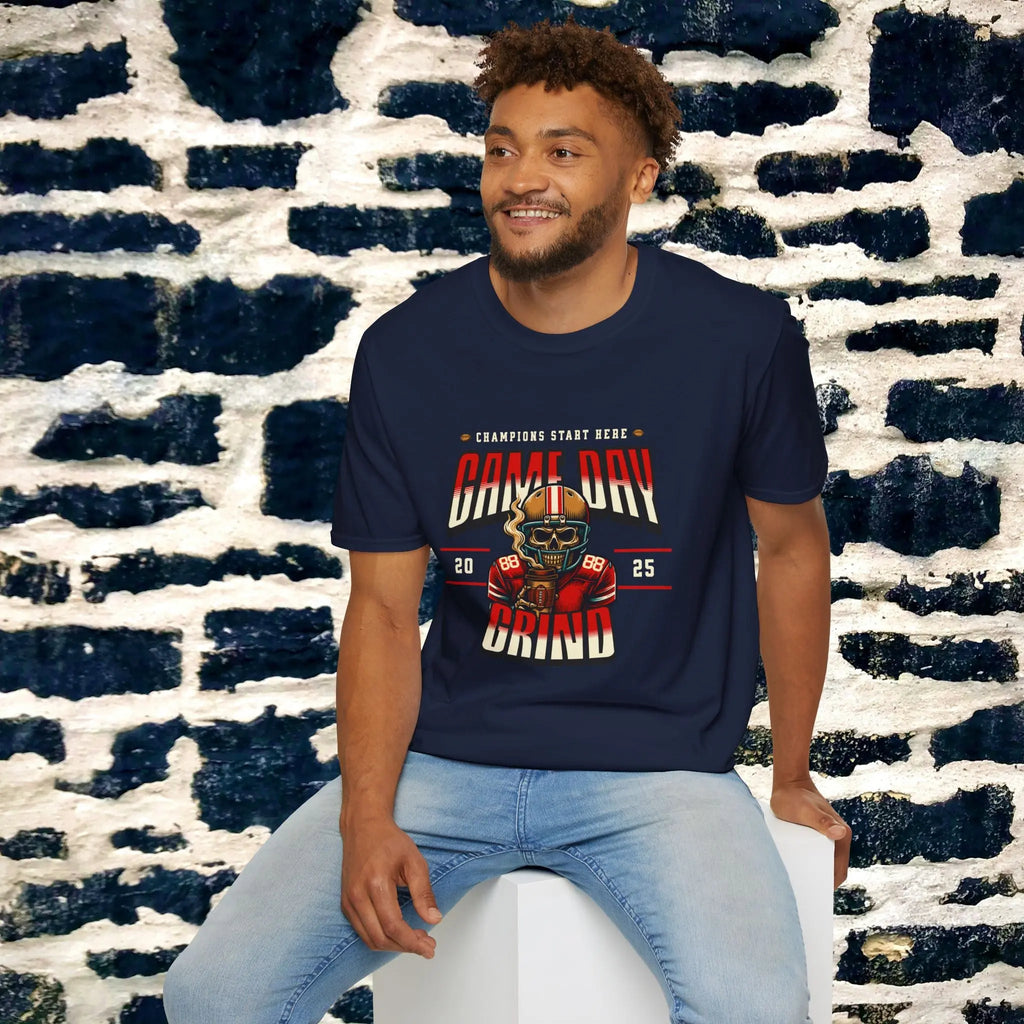 Game Day Grind T-shirt - Football Graphic Tee Printify