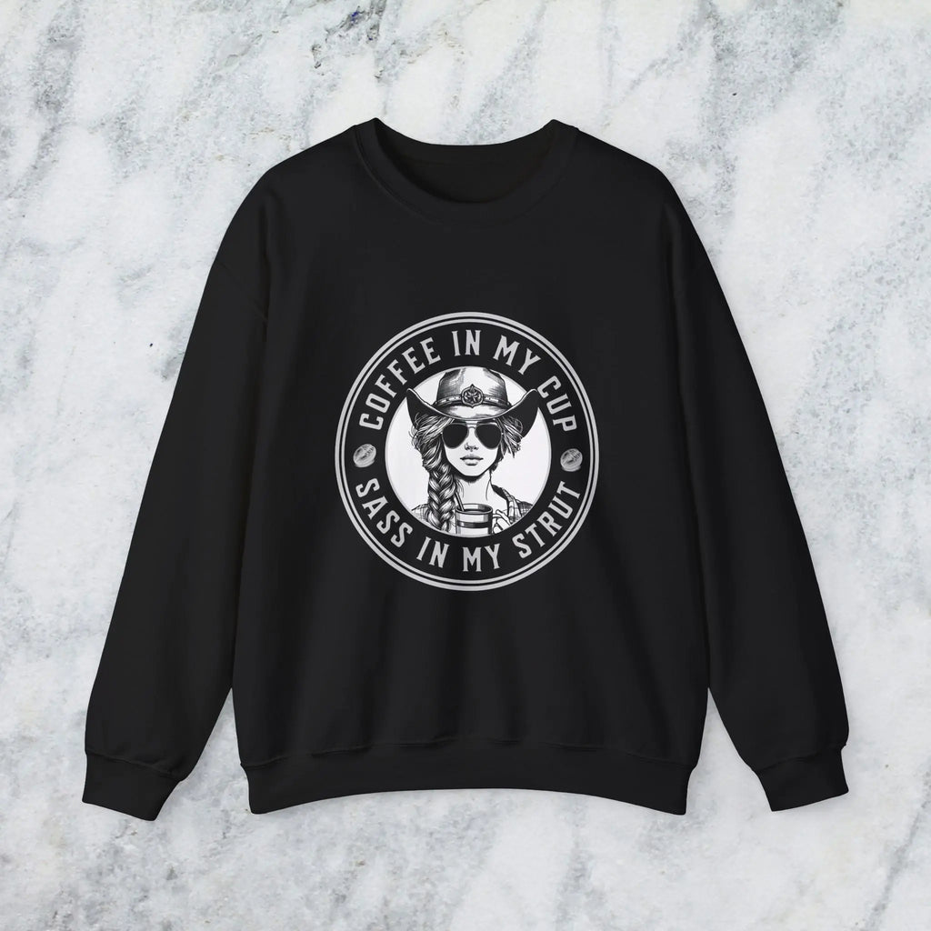 Sass In My Strut Sweatshirt - Cute Sassy Western Cowgirl Top Printify