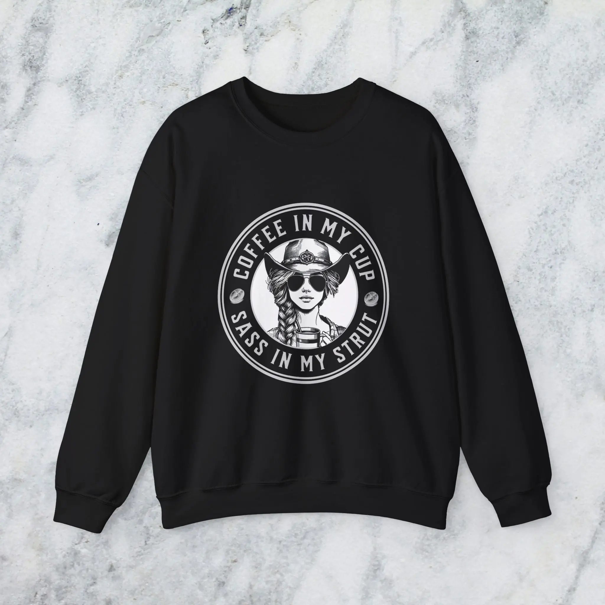 Sass In My Strut Sweatshirt - Cute Sassy Western Cowgirl Top Printify