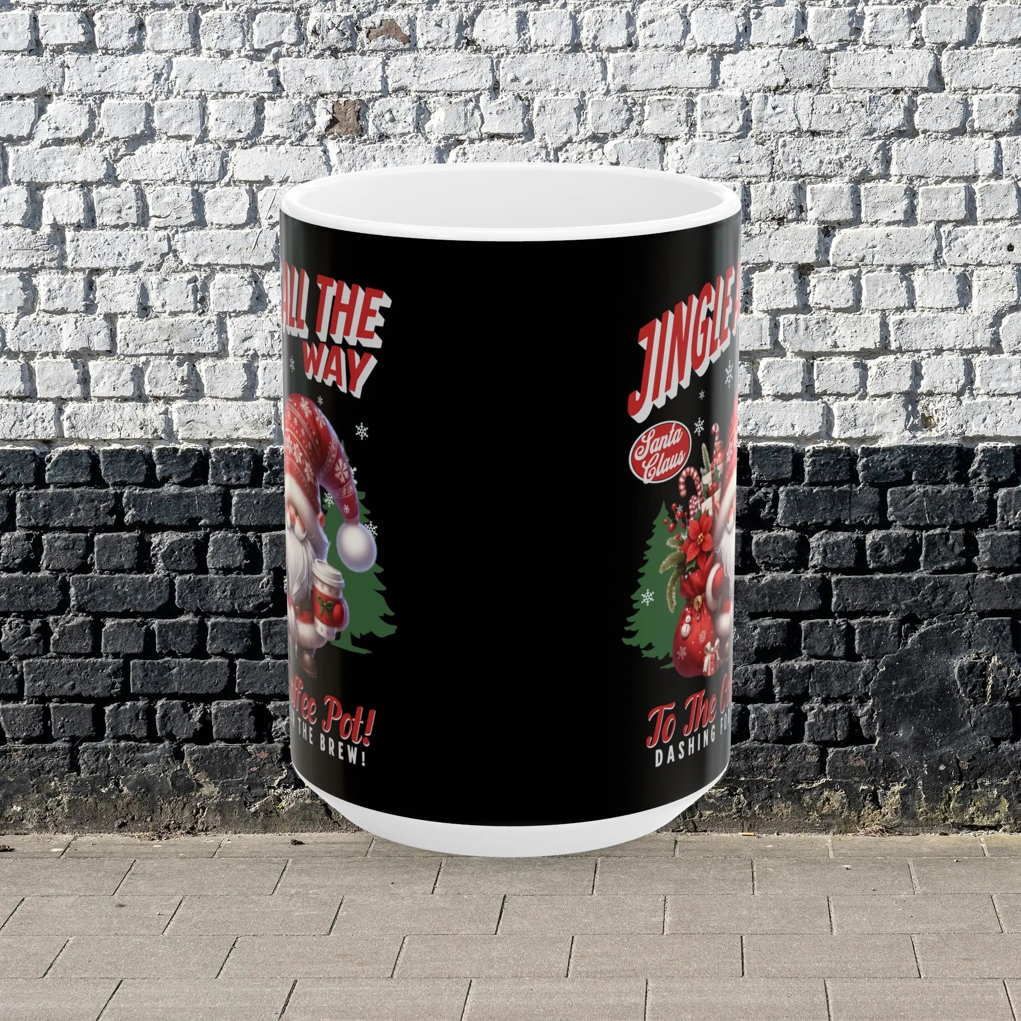 Jingle All The Way Mug - 15oz Cute Christmas Mug Printify