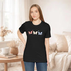Red White And Blue Butterfly Tee Printify