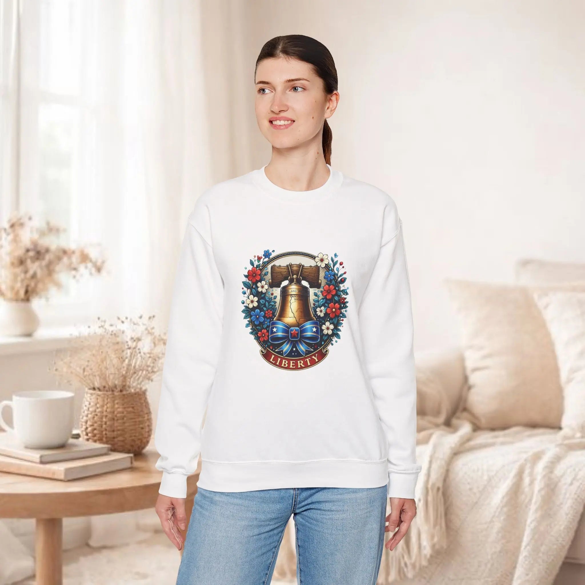 Liberty Bell Sweatshirt Printify