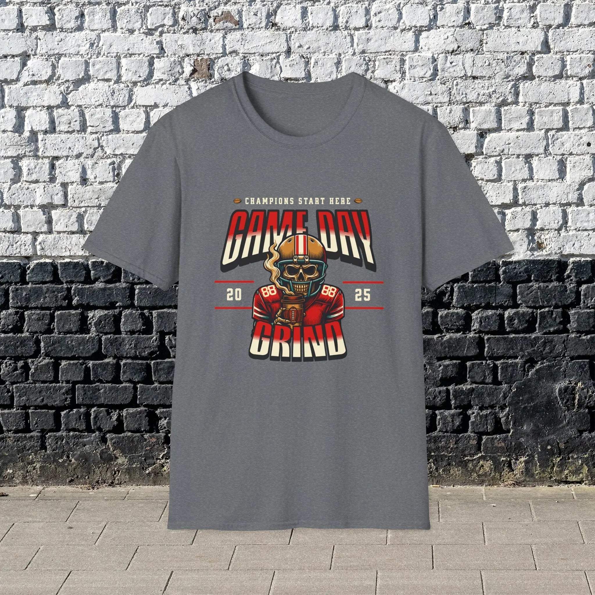 Game Day Grind T-shirt - Football Graphic Tee Printify