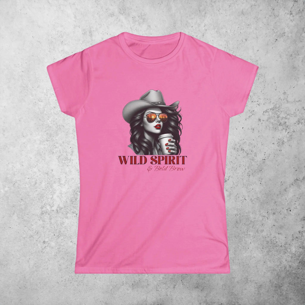 Wild Spirit Tee — Cowgirl Portrait Graphic Shirt Printify