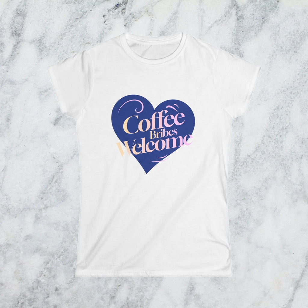 Coffee Bribes T-Shirt – Funny Coffee Lover Tee for Women, Caffeine Addict Gift, Sarcastic Work Humor Shirt Printify