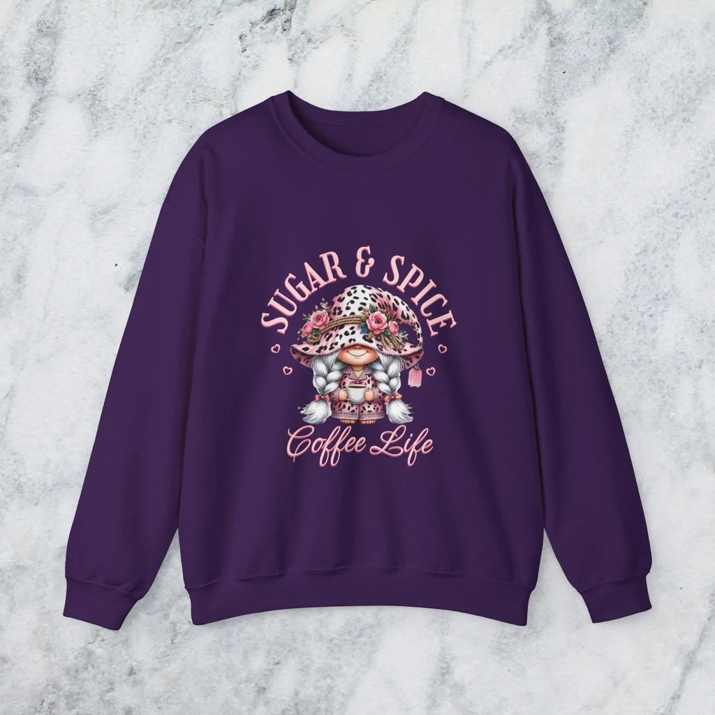 Sugar & Spice Sweatshirt | Cozy and Comfy Gift for Coffee Lovers Printify