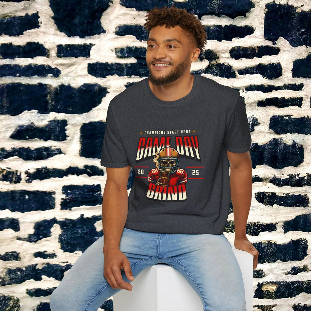 Game Day Grind T-shirt - Football Graphic Tee Printify