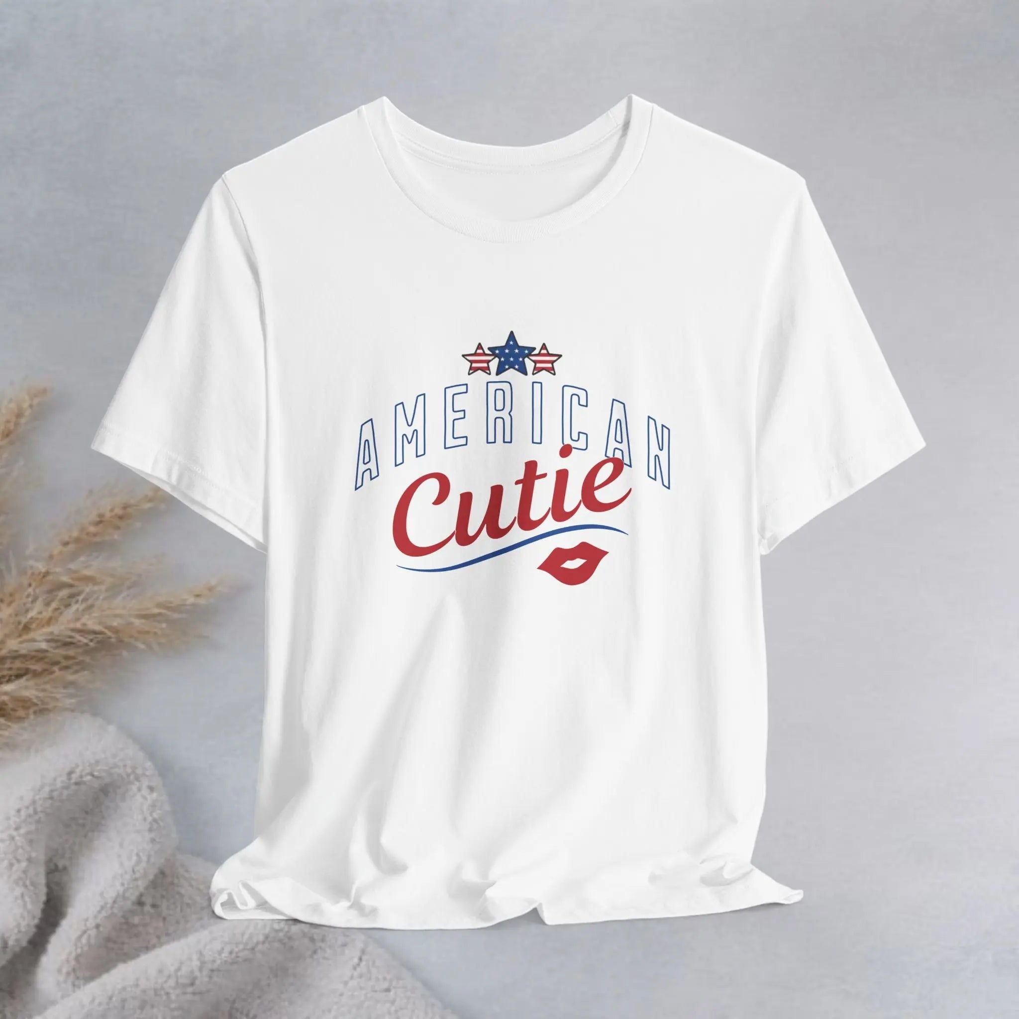 American Cutie Tee — Patriotic 4th of July Graphic T-Shirt Printify