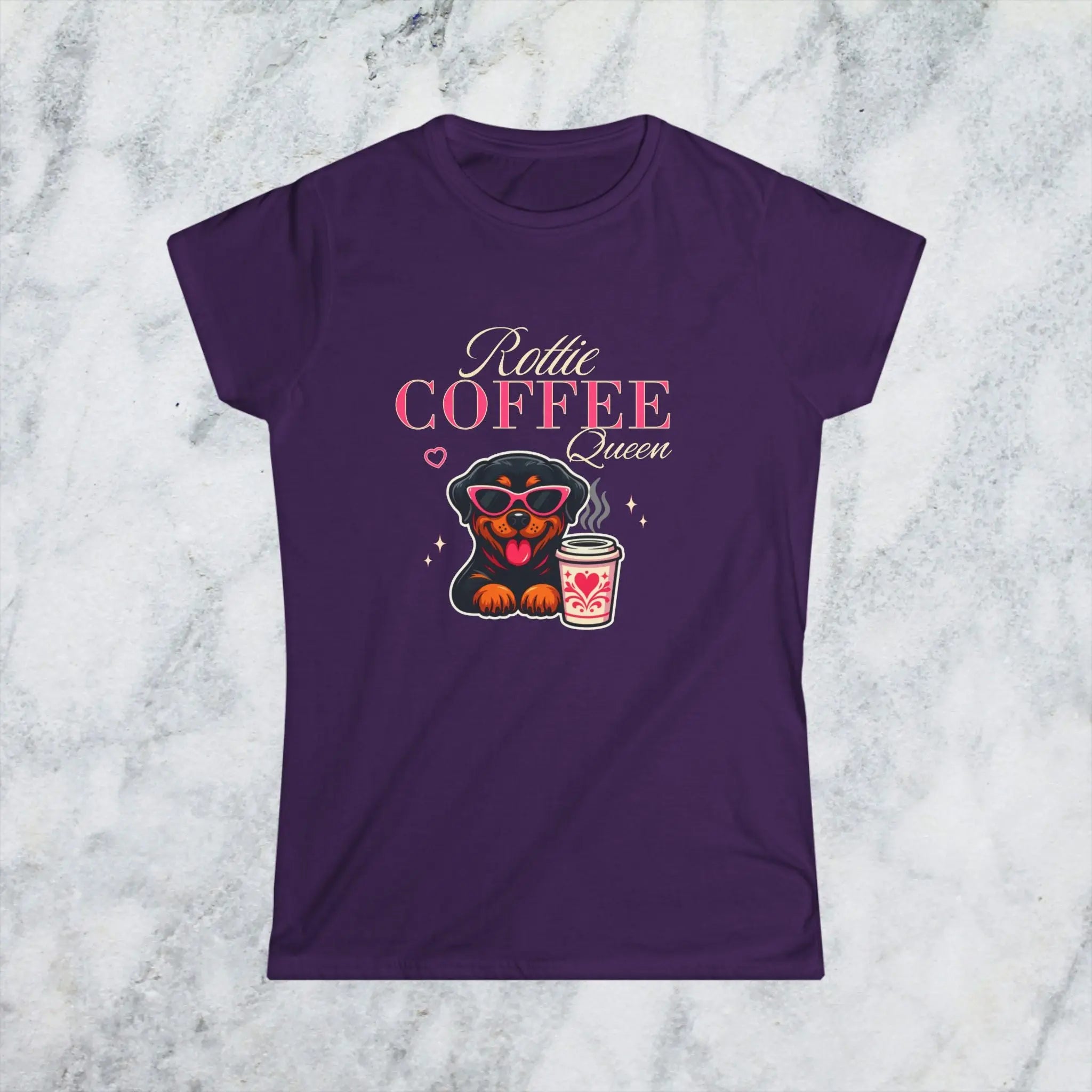 Rottie Coffee Queen Tee Printify