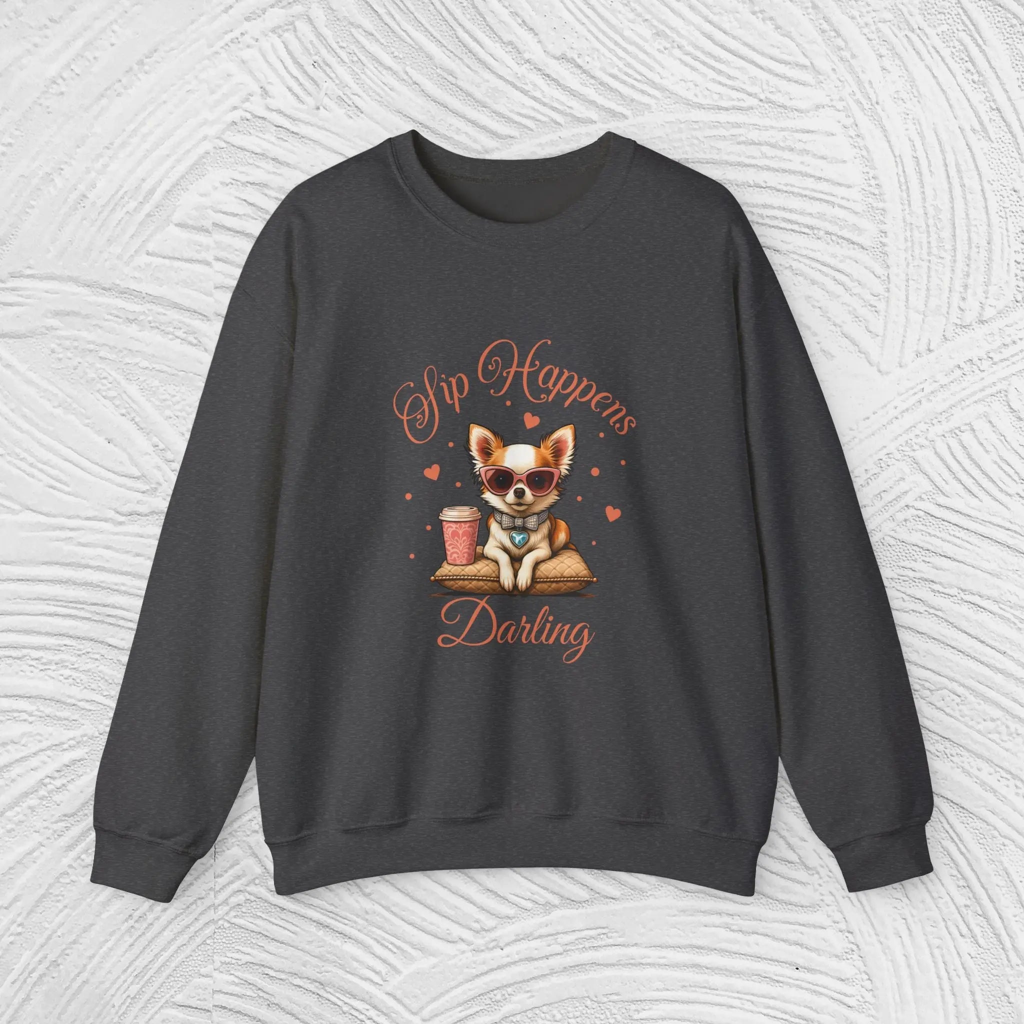 Sip Happens Darling Sweatshirt Printify