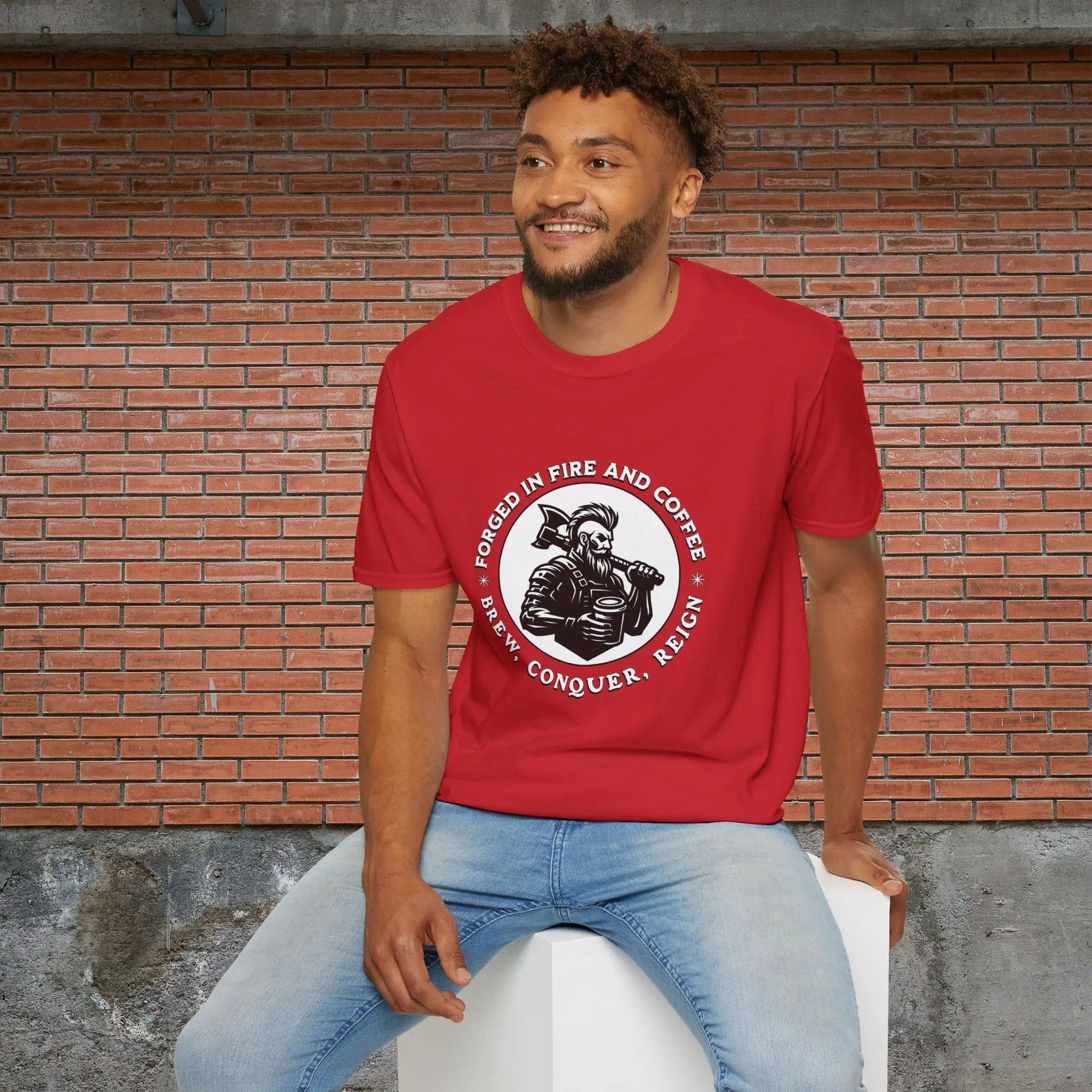 Forged in Fire Viking T-Shirt Printify