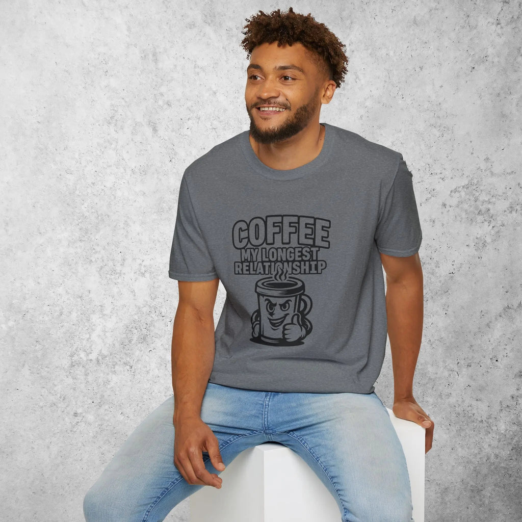 Coffee: My Longest Relationship T-Shirt Printify