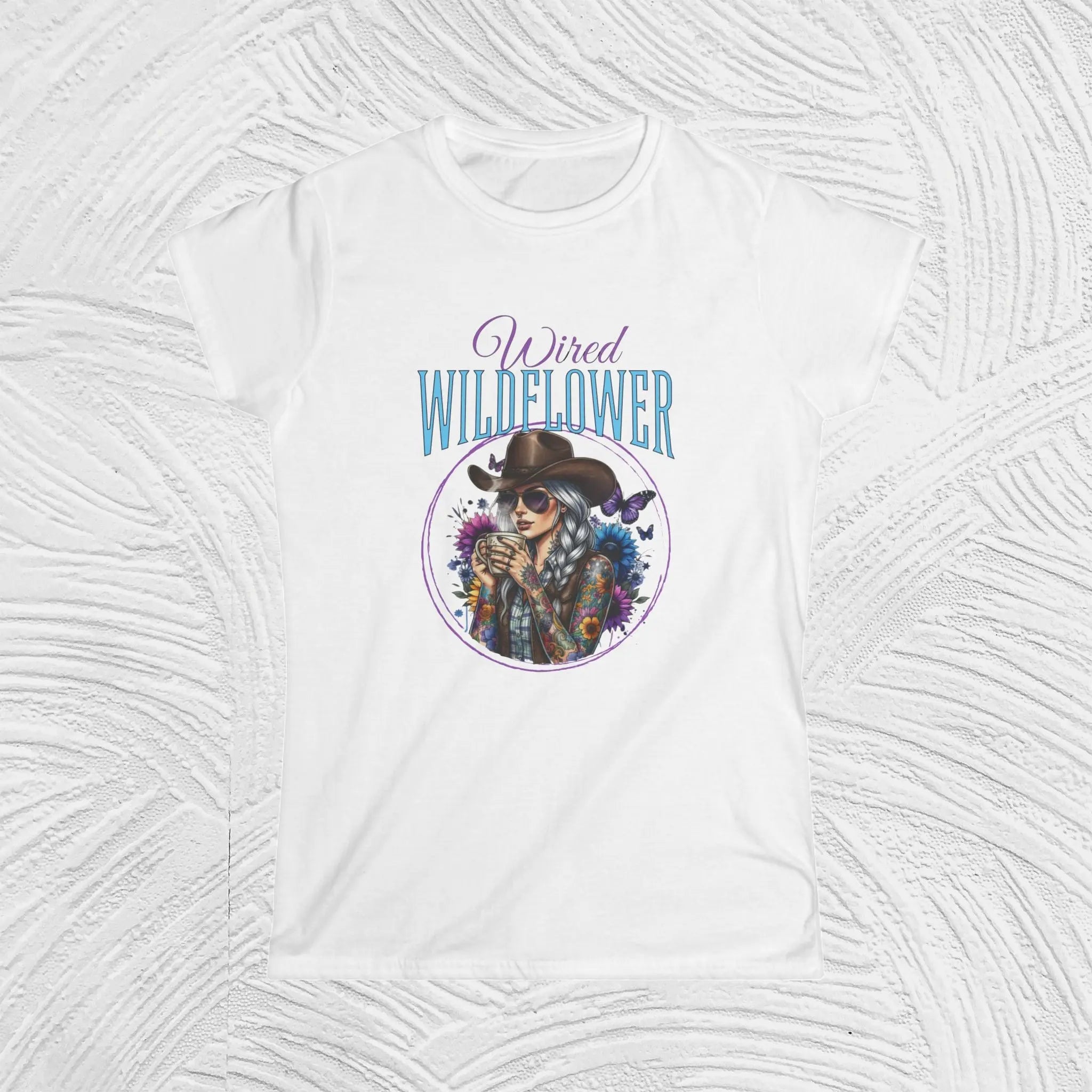 Wired Wildflower T-Shirt – 'Wildflower' Boho Western Tee for Women Printify