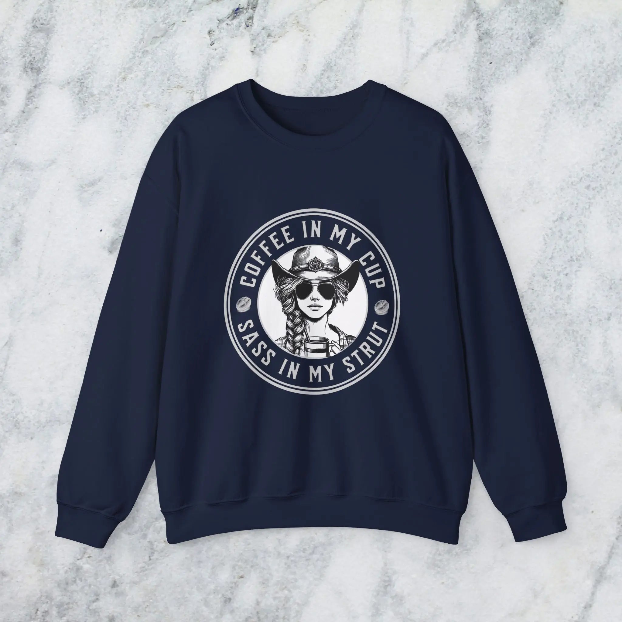 Sass In My Strut Sweatshirt - Cute Sassy Western Cowgirl Top Printify