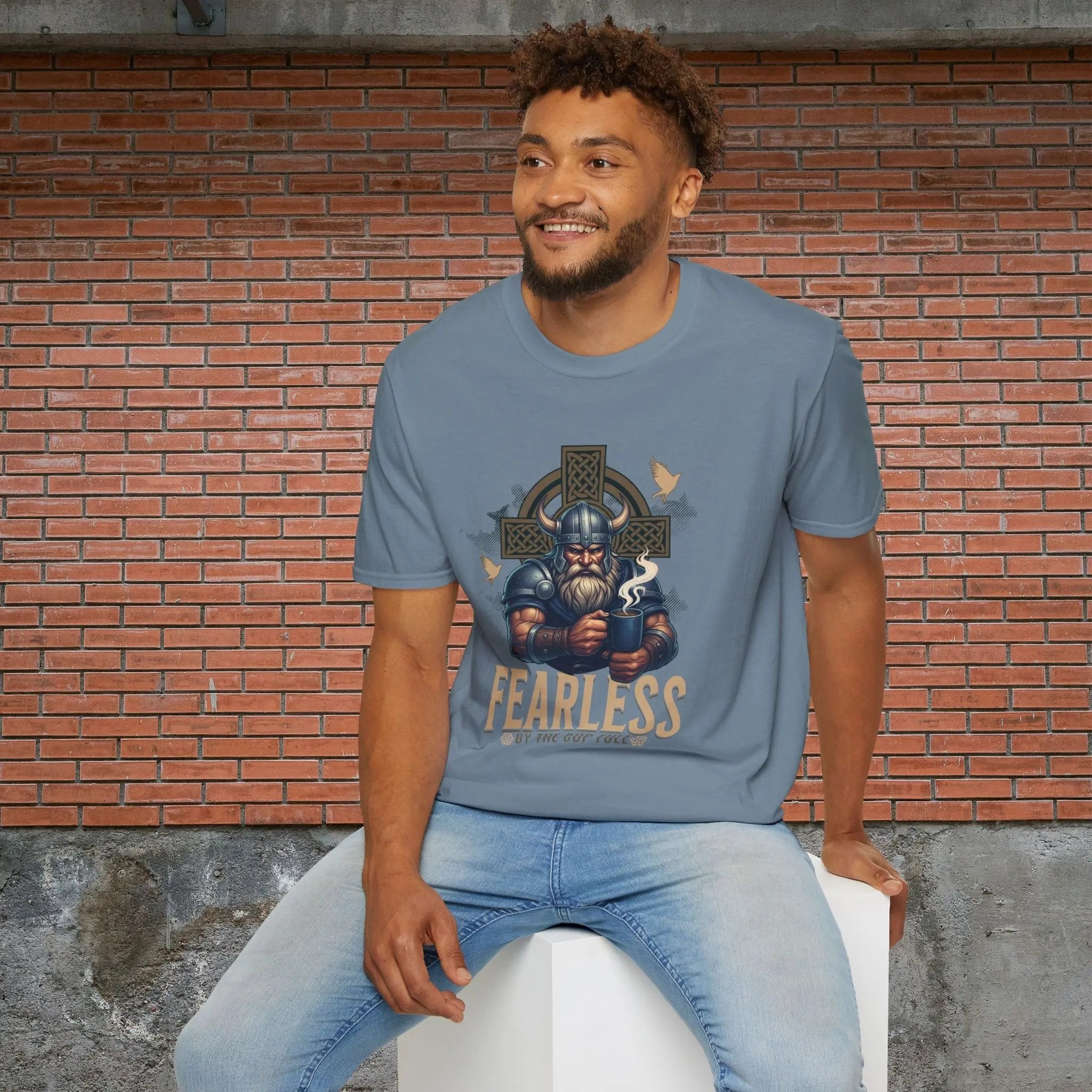Fearless Viking T-Shirt Printify
