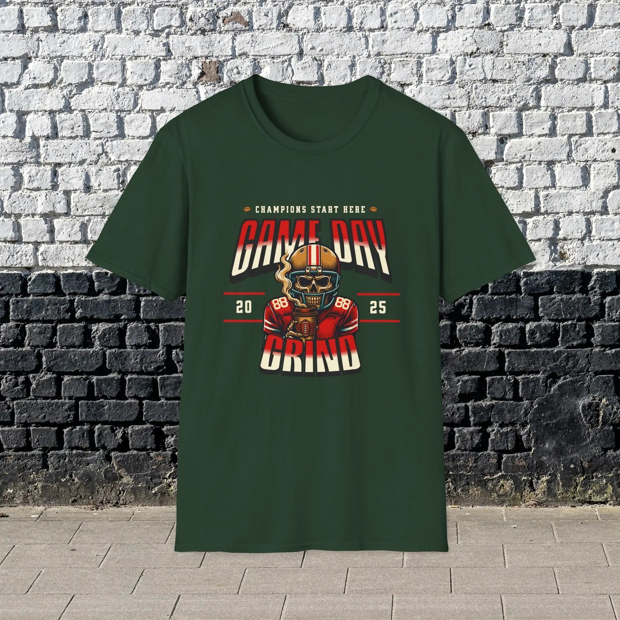 Game Day Grind T-shirt - Football Graphic Tee Printify