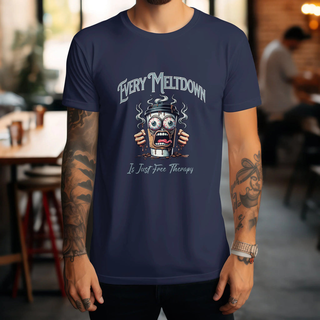 Therapy Coffee Cup T-shirt Printify