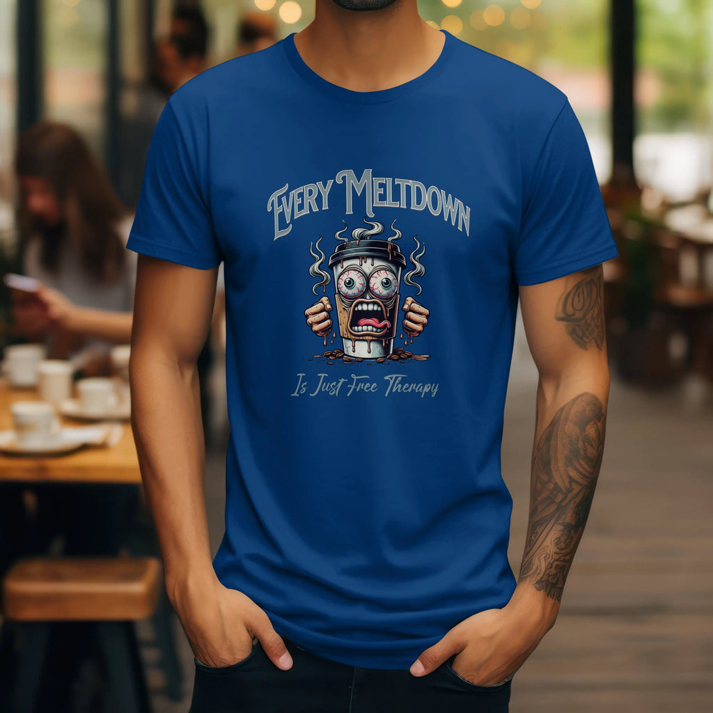 Therapy Coffee Cup T-shirt Printify
