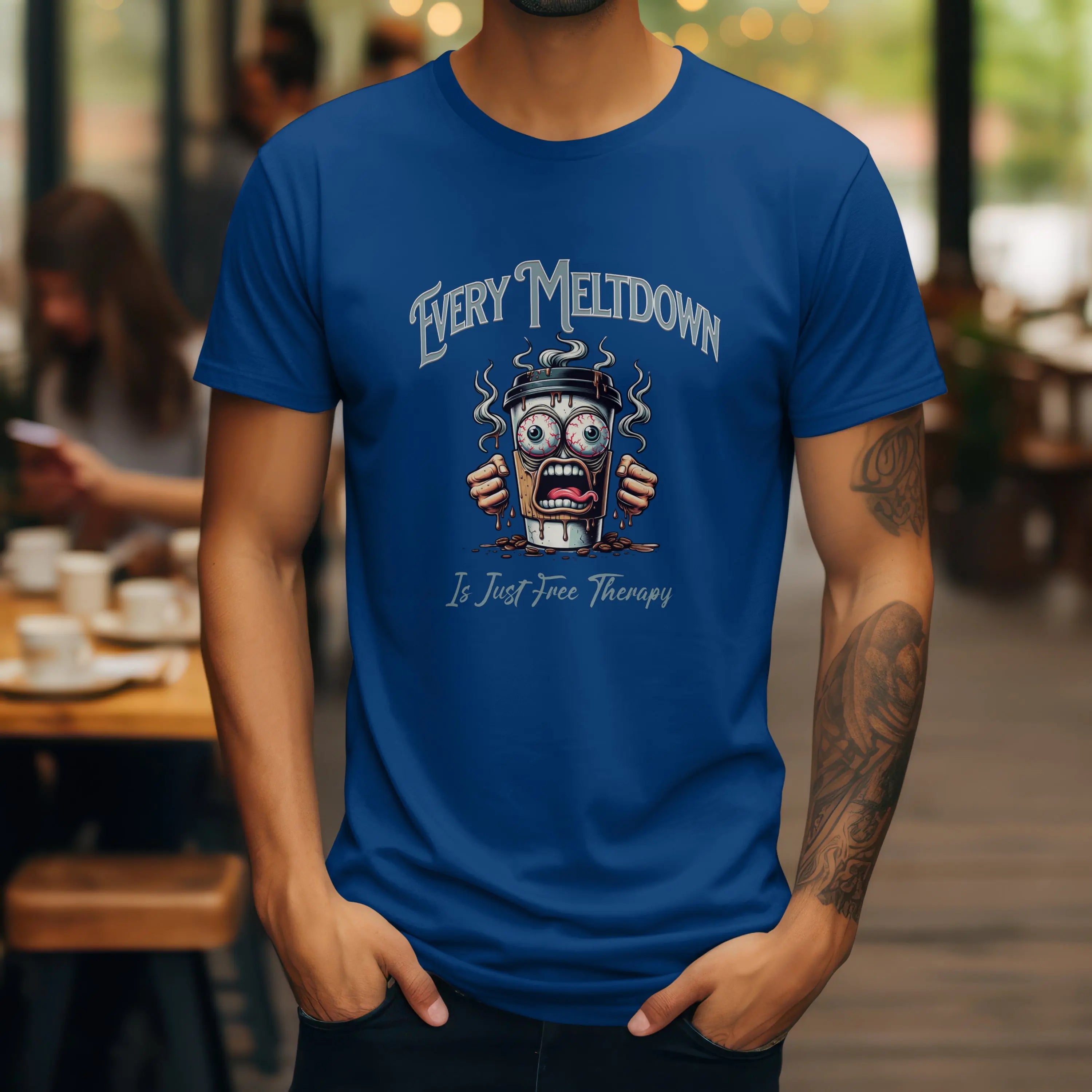 Therapy Coffee Cup T-shirt Printify
