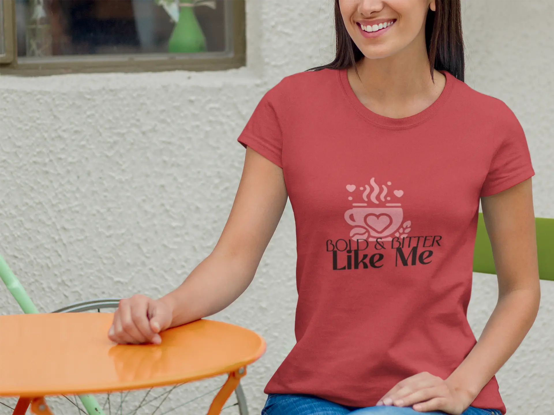 Bold and Bitter Like Me Shirt – Funny Coffee Lover T-Shirt for Women, Sarcastic Caffeine Tee, Sassy Coffee Quote Gift Printify