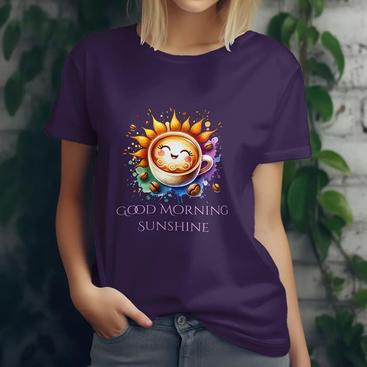 Good Morning Sunshine - Sunshine and Coffee Tee - Boldly Bitter Company