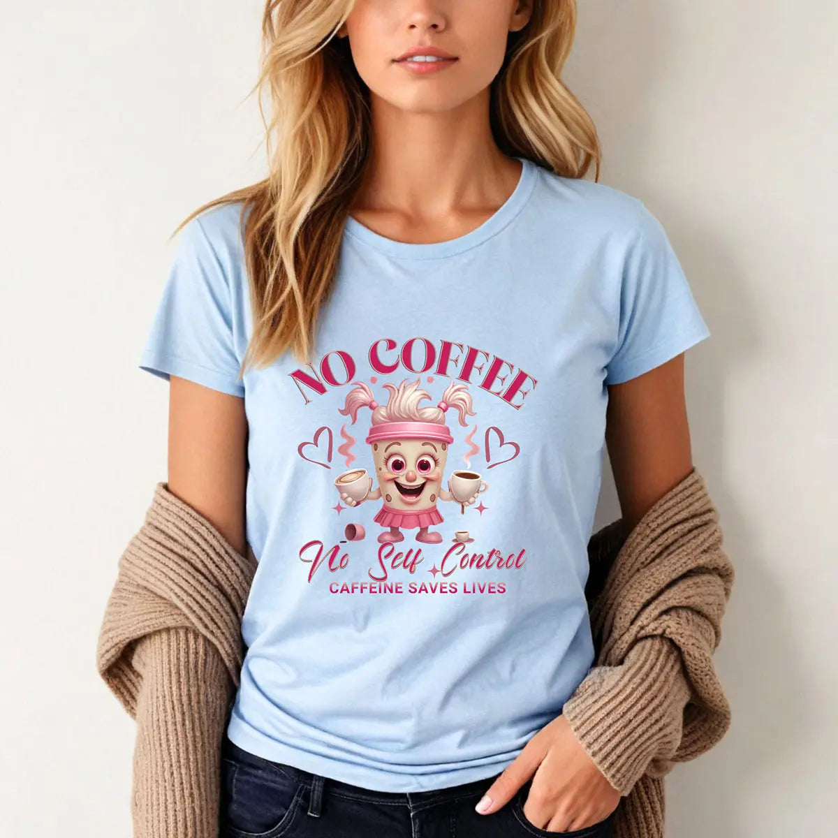 No Self Control T-shirt Printify