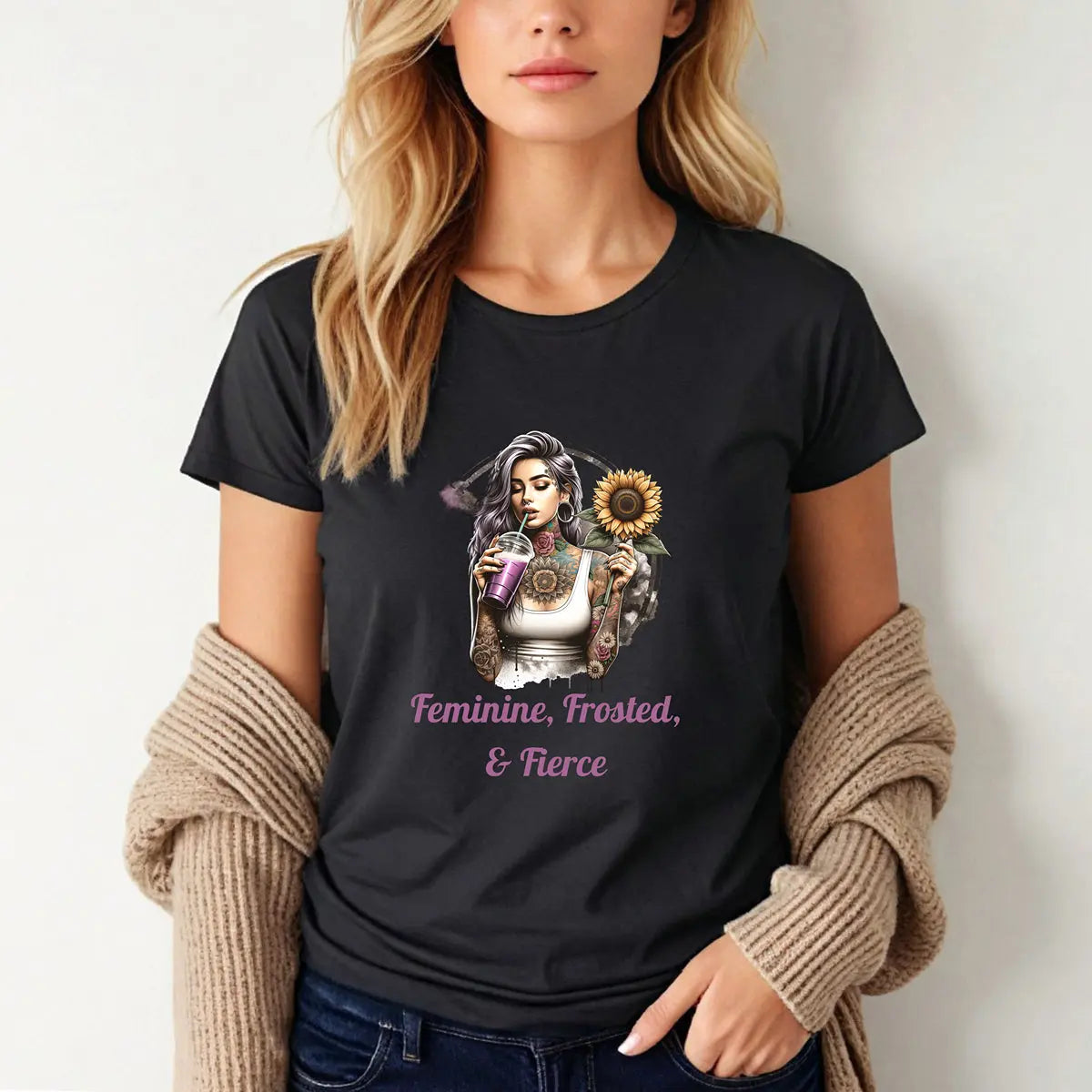 Frosted Fierce T-shirt Printify