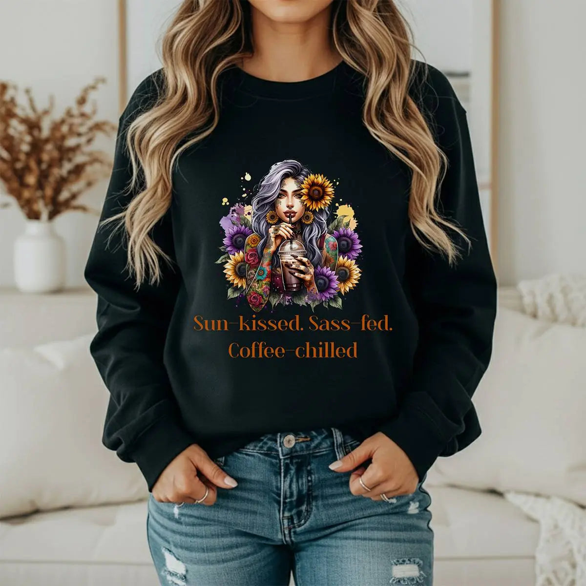 Sun-Kissed Sweatshirt Printify