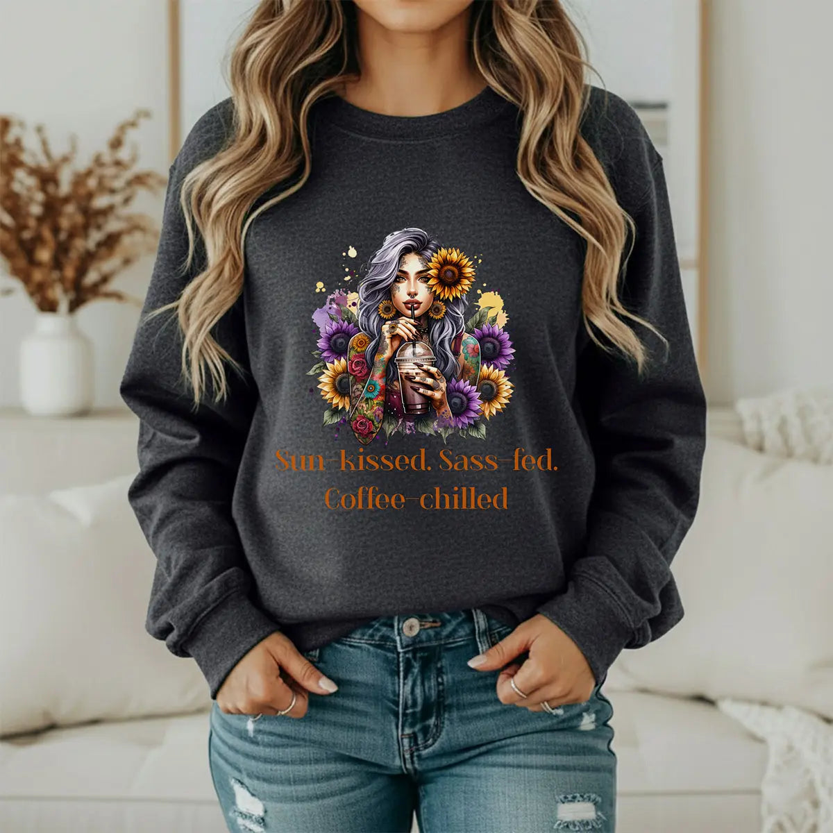 Sun-Kissed Sweatshirt Printify