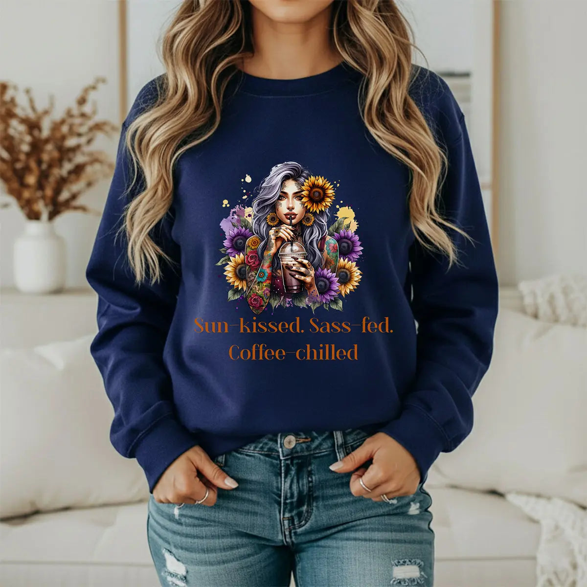 Sun-Kissed Sweatshirt Printify