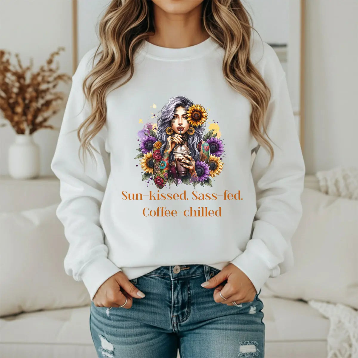 Sun-Kissed Sweatshirt Printify