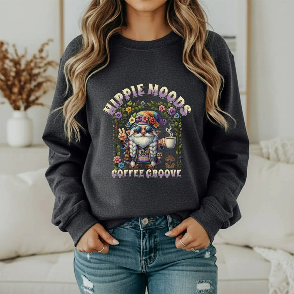 Hippie Gnome Sweatshirt - Boldly Bitter Company