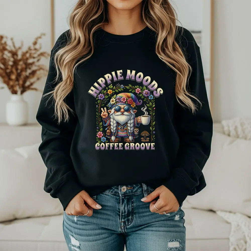 Hippie Gnome Sweatshirt - Boldly Bitter Company