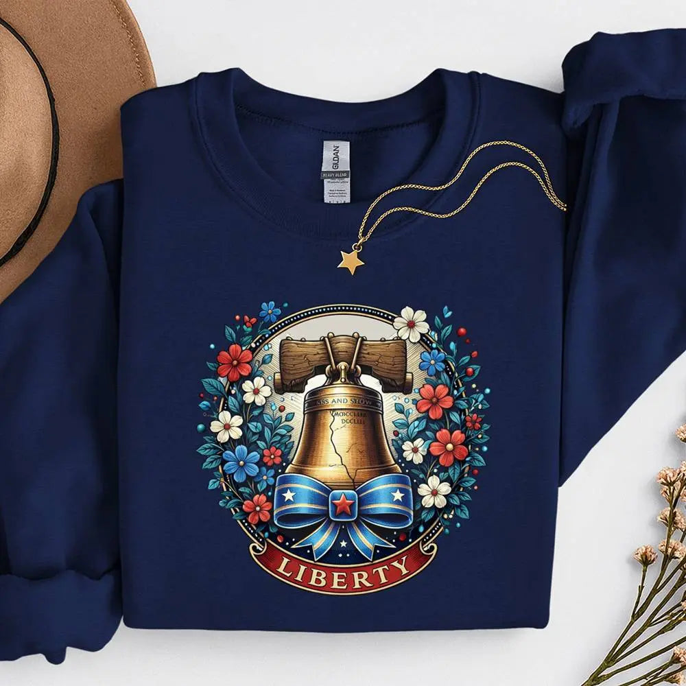 Liberty Bell Sweatshirt Printify