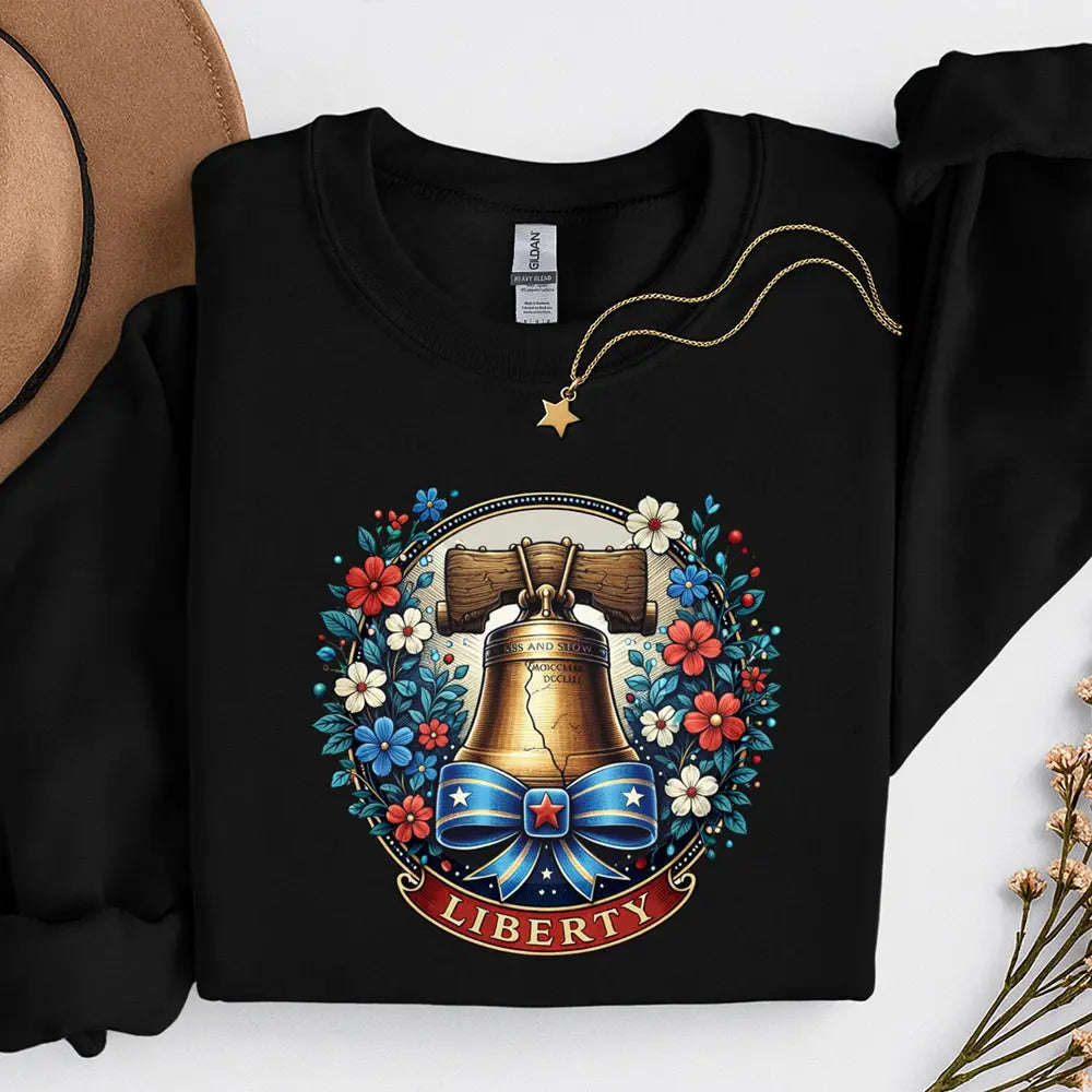 Liberty Bell Sweatshirt Printify