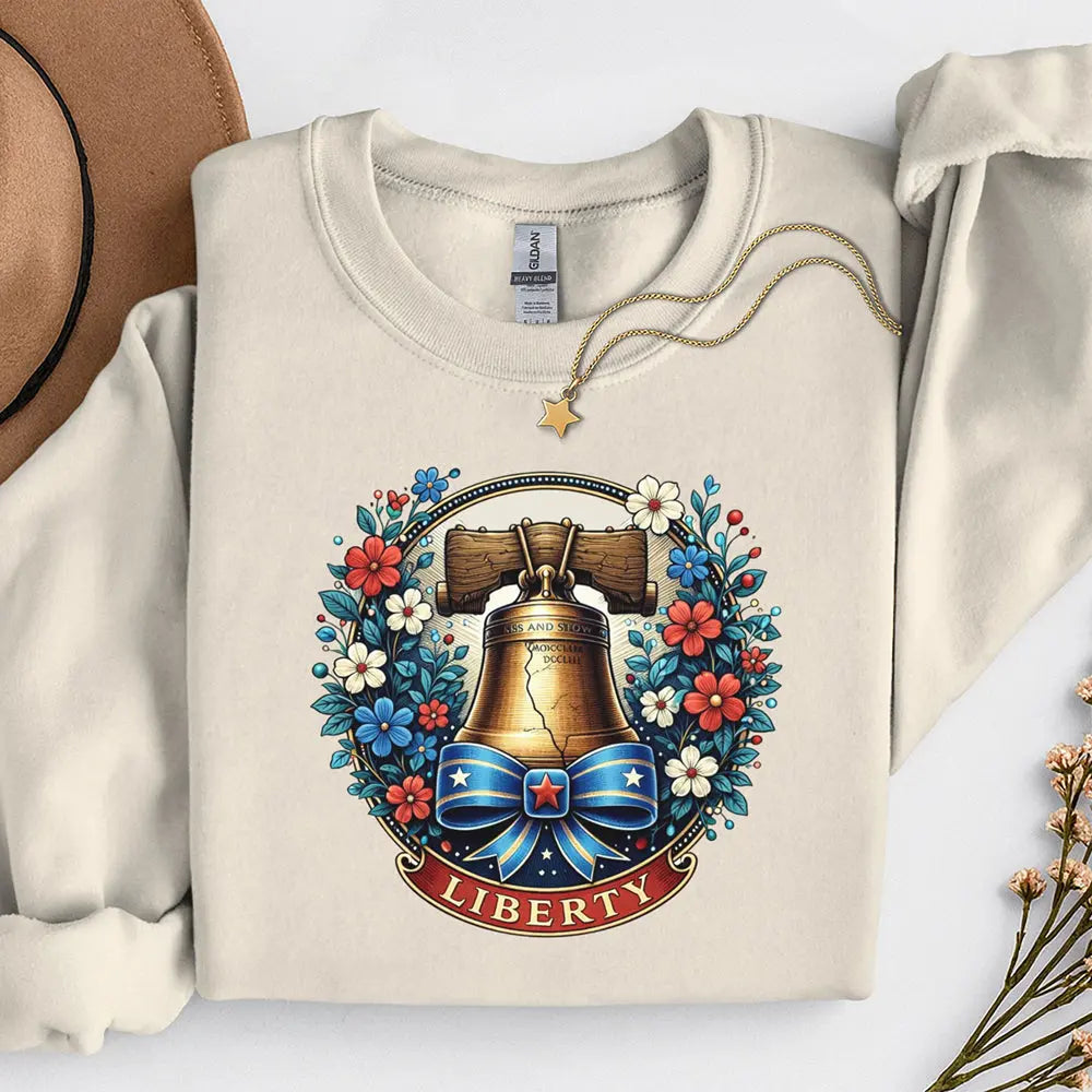 Liberty Bell Sweatshirt Printify