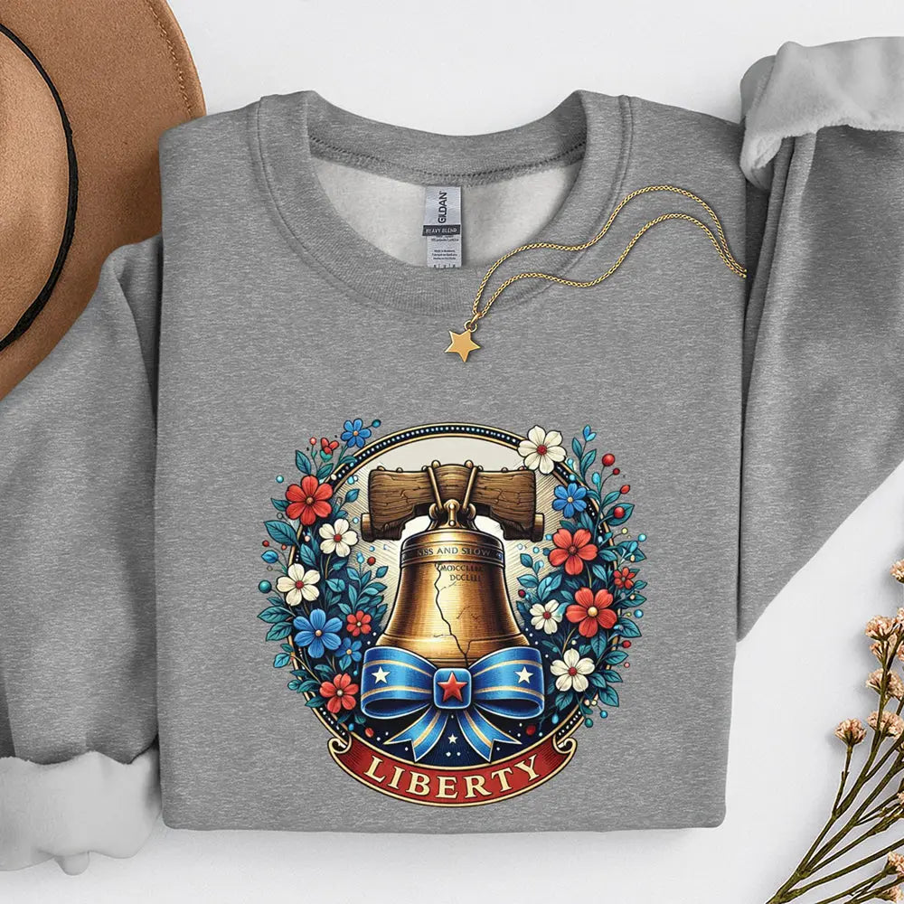 Liberty Bell Sweatshirt Printify