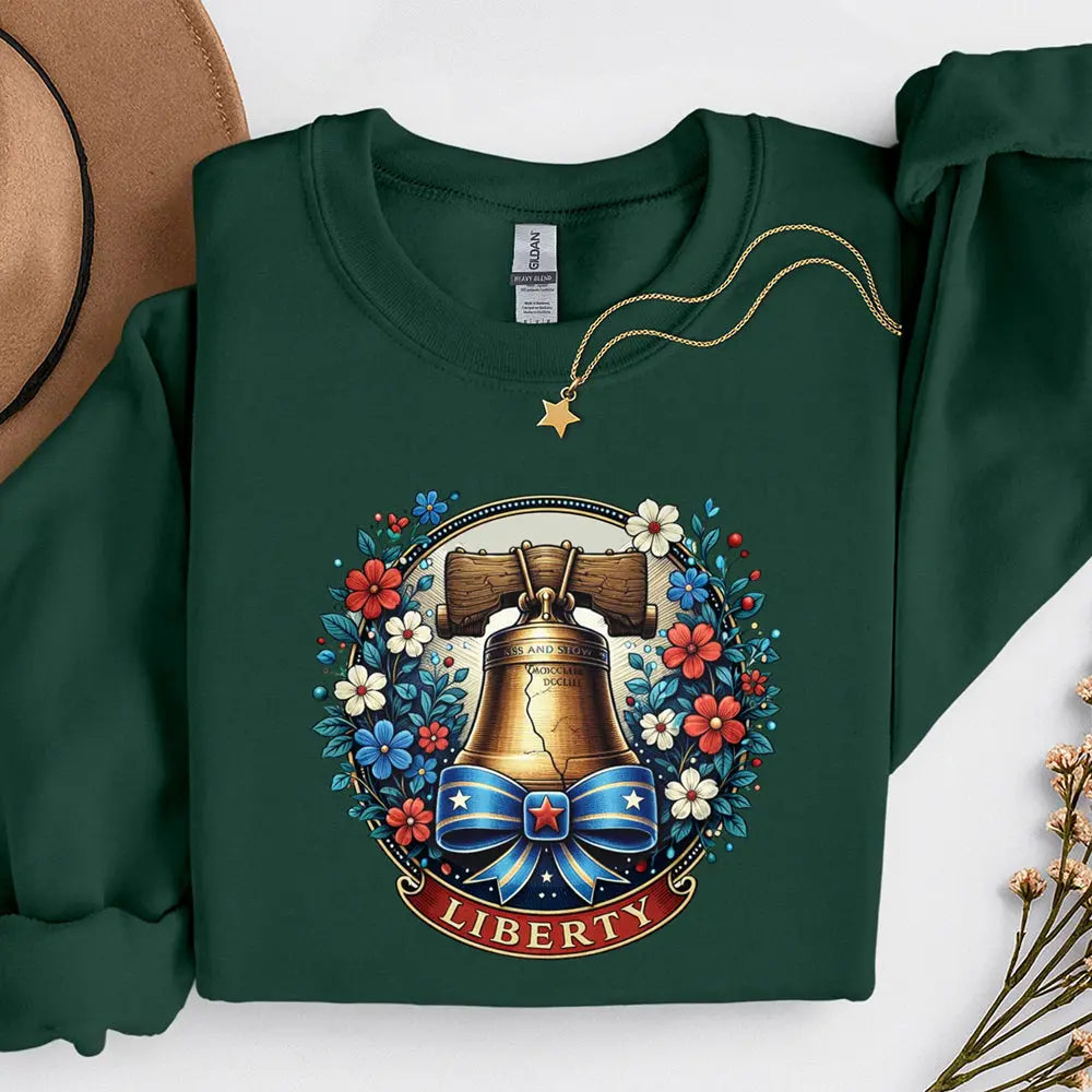 Liberty Bell Sweatshirt Printify