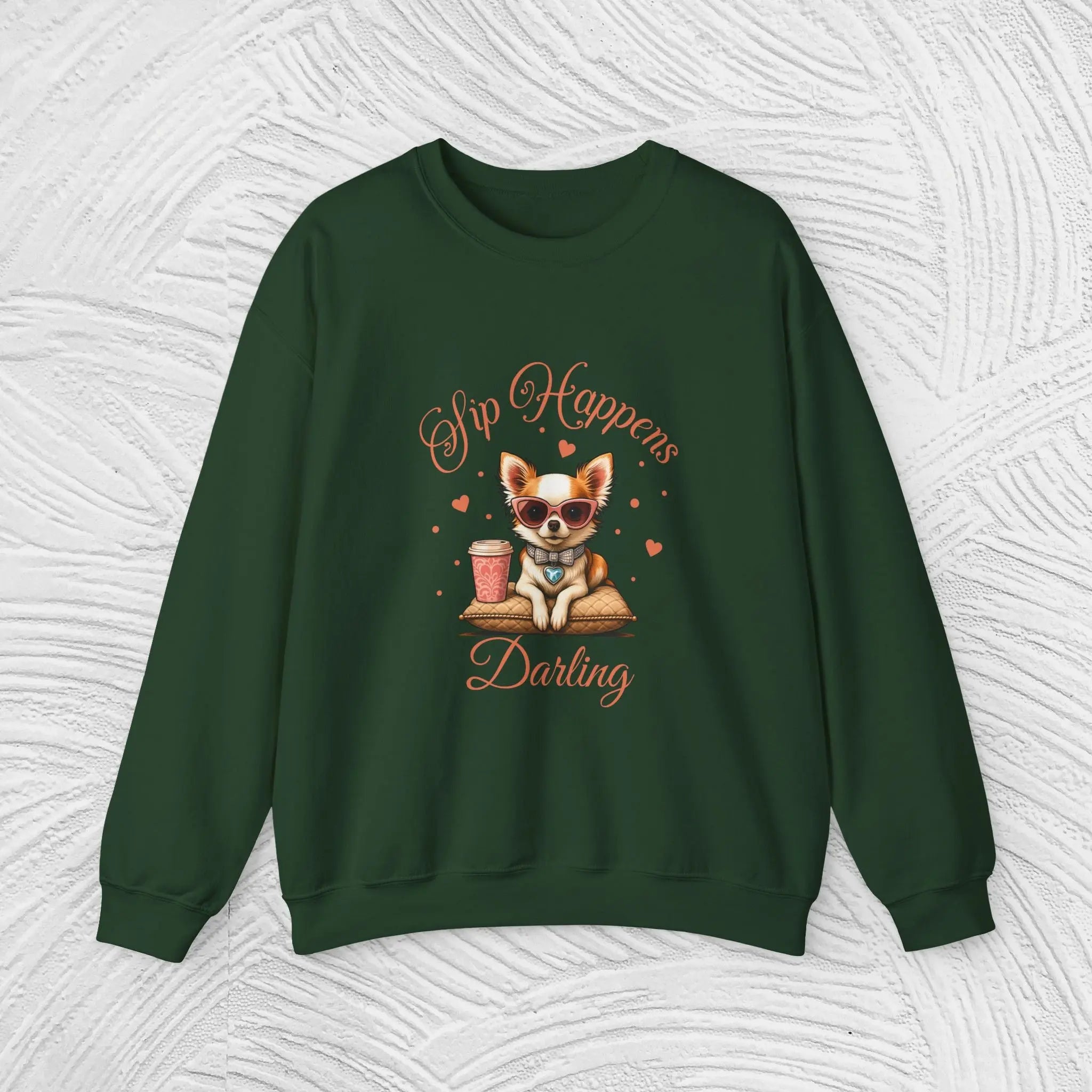 Sip Happens Darling Sweatshirt Printify