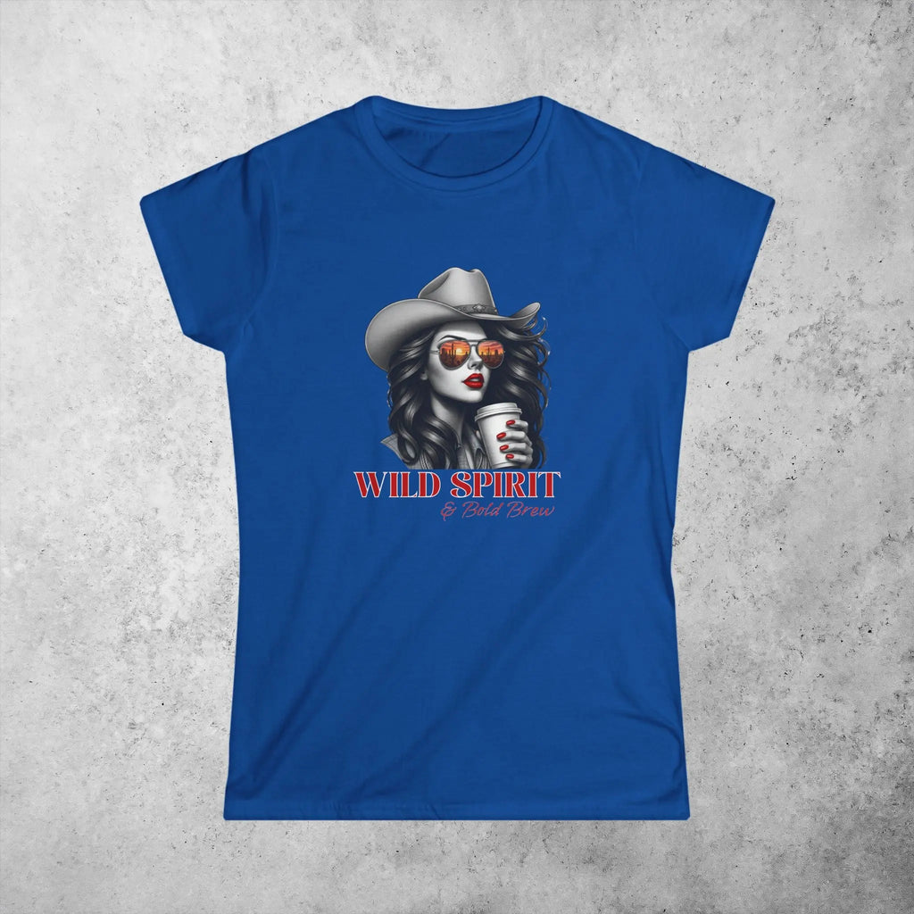 Wild Spirit Tee — Cowgirl Portrait Graphic Shirt Printify