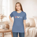 Red White And Blue Butterfly Tee Printify